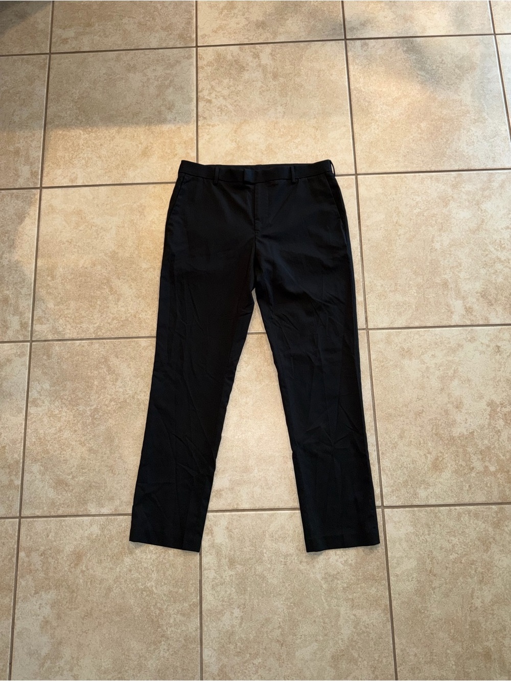 Van Heusen Vintage Slim Black Interior Red Line Dress Pants